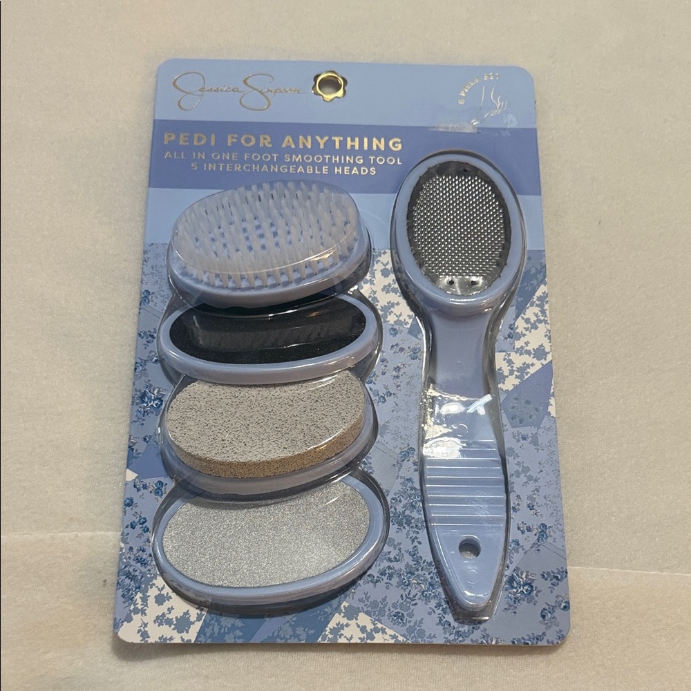 Jessica Simpson Blue Foot Care Set